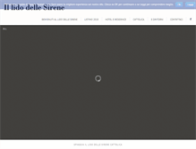 Tablet Screenshot of lidodellesirene.com